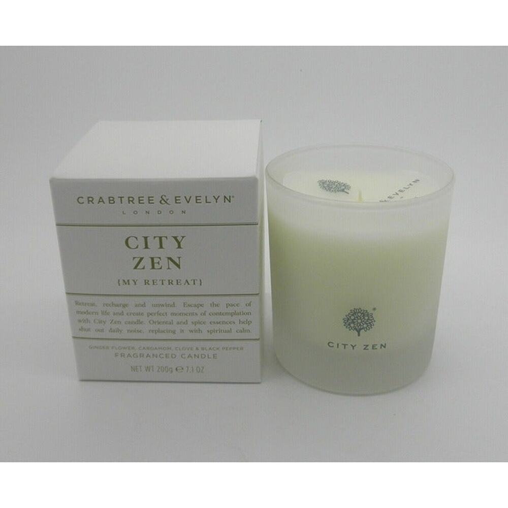 Crabtree & Evelyn CITY ZEN Fragranced Candle 7.1 oz. NEW